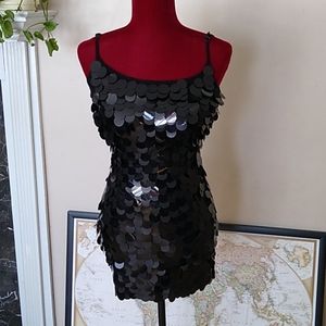 BEBE sexy sequins dress Size XS